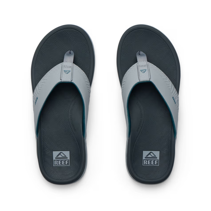 Reef Mens Offshore Sandal Light Grey Grey Strap Detail
