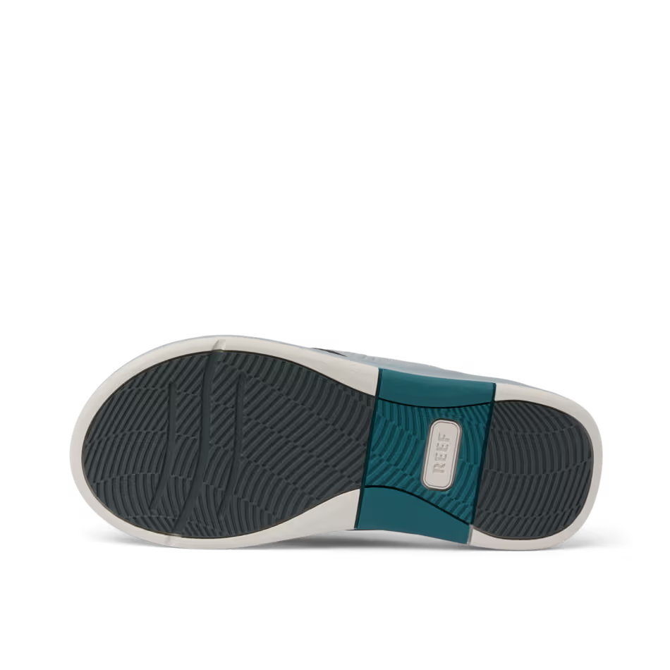 Reef Mens Offshore Sandal Light Grey Grey Outsole View