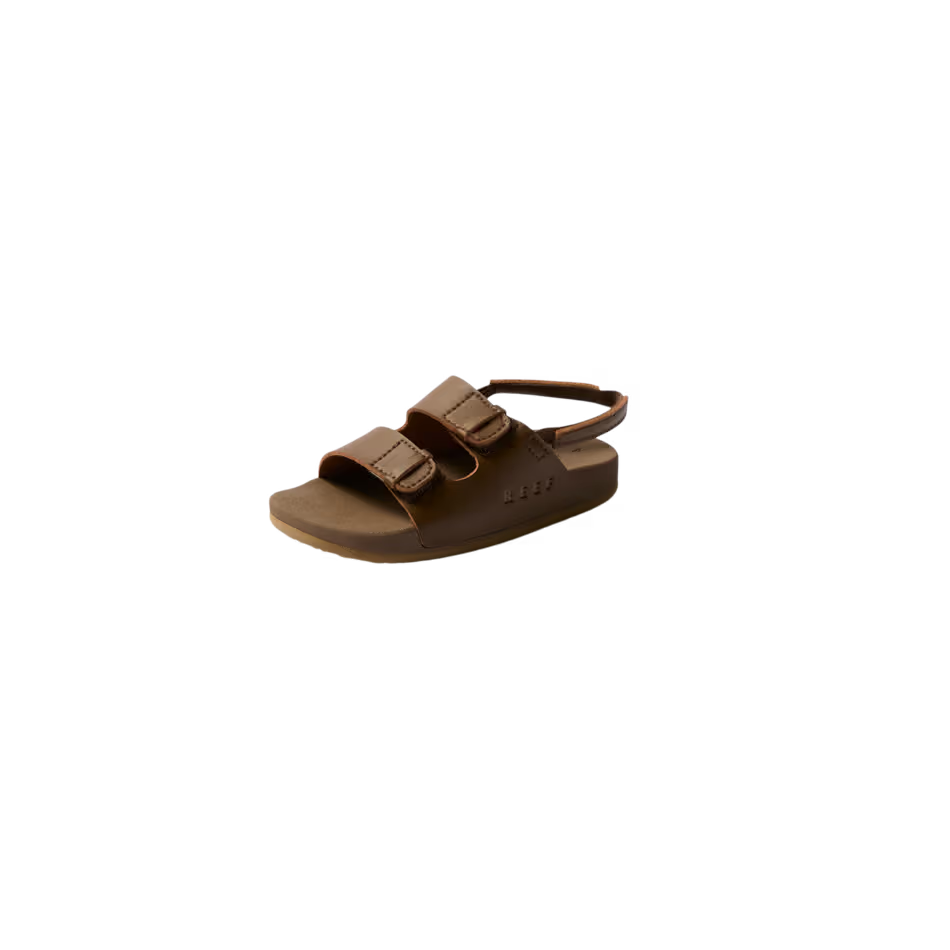 Reef Boys Little Sunstroll Sandal Brown Side Angle