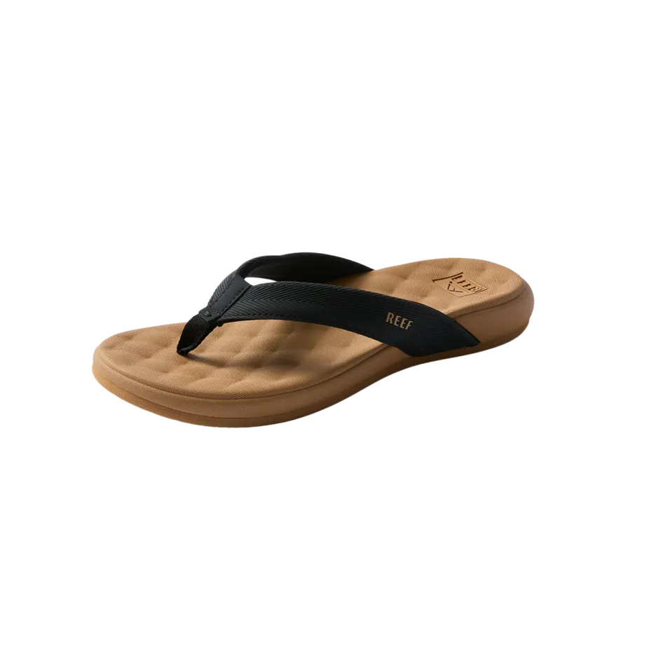 Reef Women's Cushion Melody Sandals - Black/Tan 2