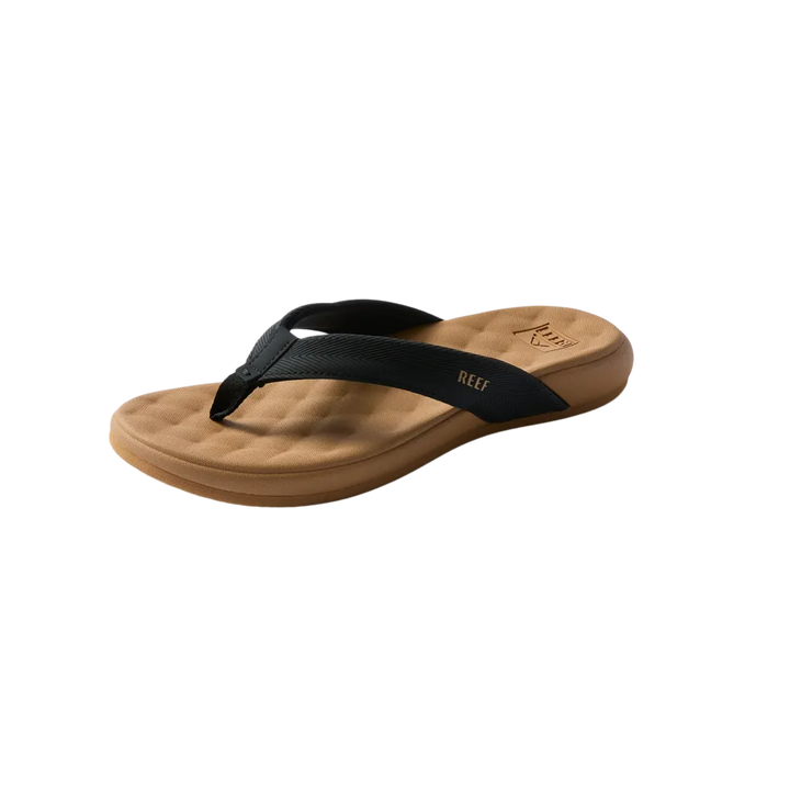 Reef Women's Cushion Melody Sandals - Black/Tan 2
