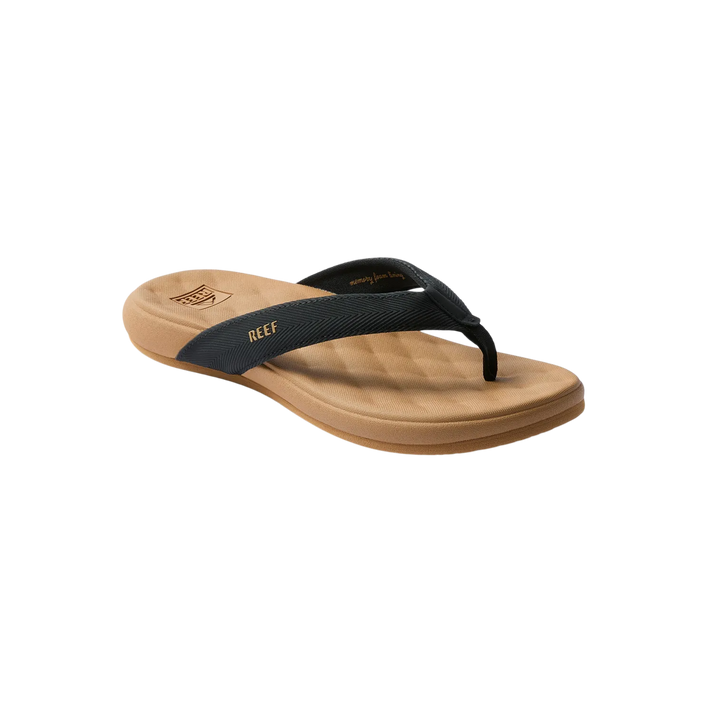 Reef Women's Cushion Melody Sandals - Black/Tan 5