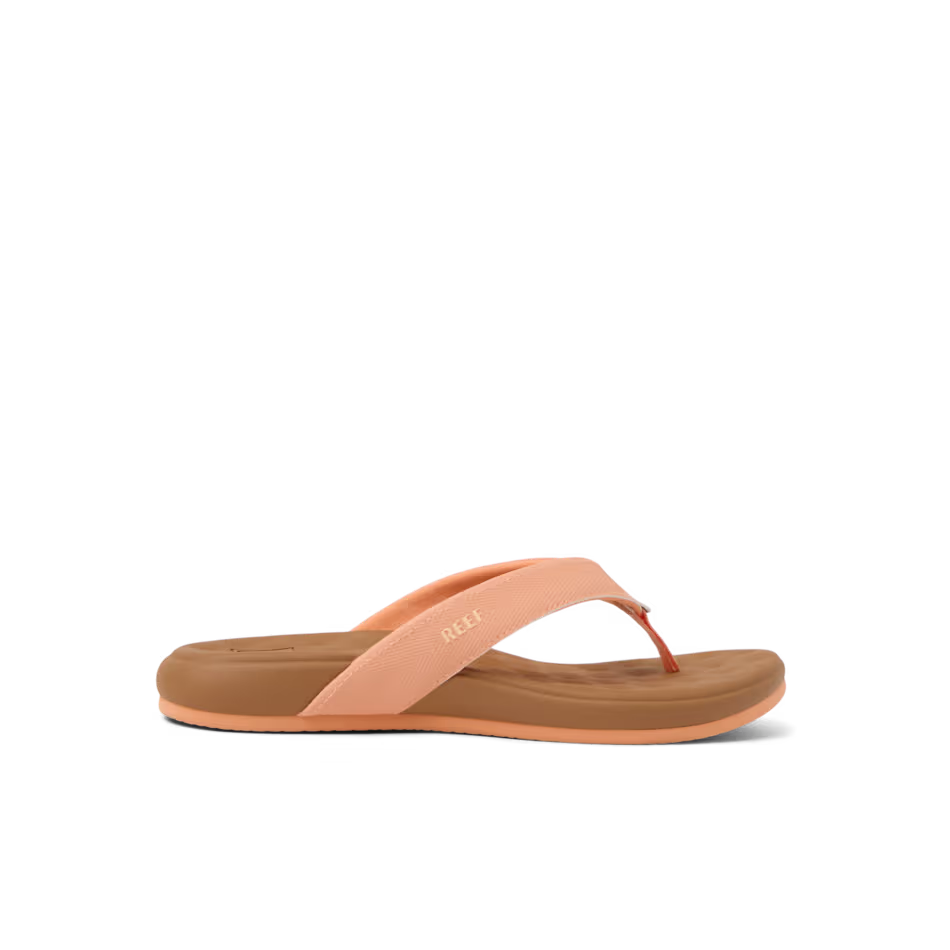 Reef Womens Cushion Melody Sandal Canyon Sunset Lion Top View