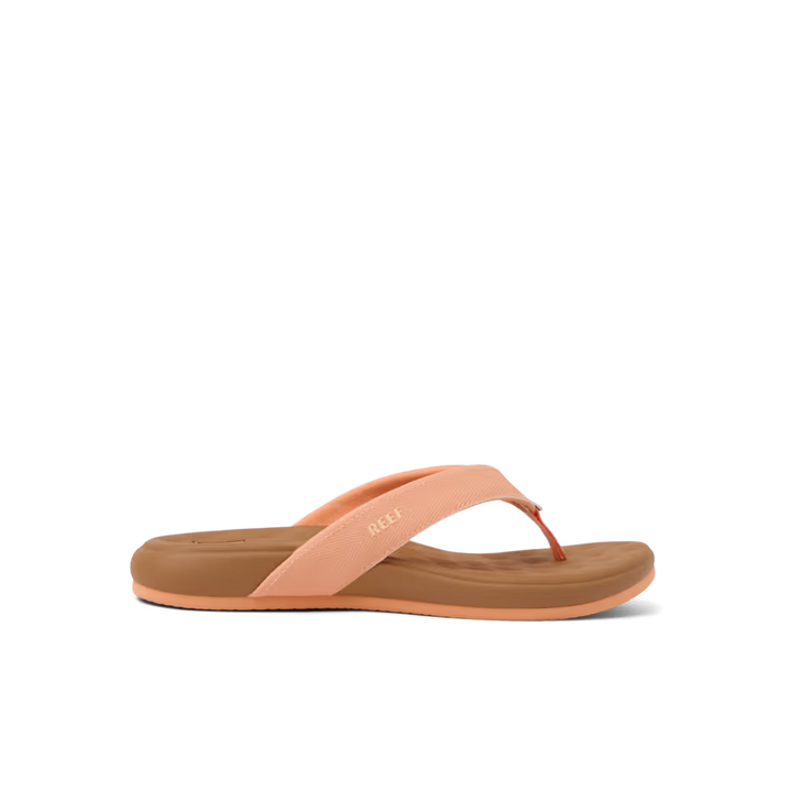 Reef Womens Cushion Melody Sandal Canyon Sunset Lion Top View