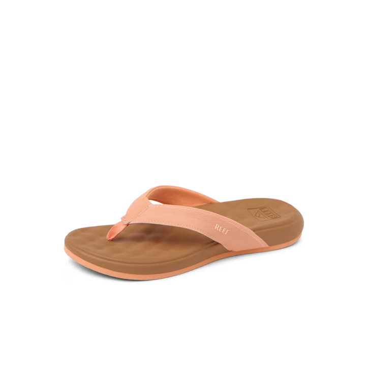 Reef Womens Cushion Melody Sandal Canyon Sunset Lion Side Profile