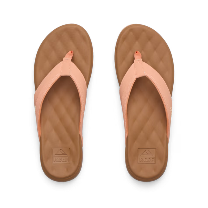 Reef Womens Cushion Melody Sandal Canyon Sunset Lion Lifestyle View