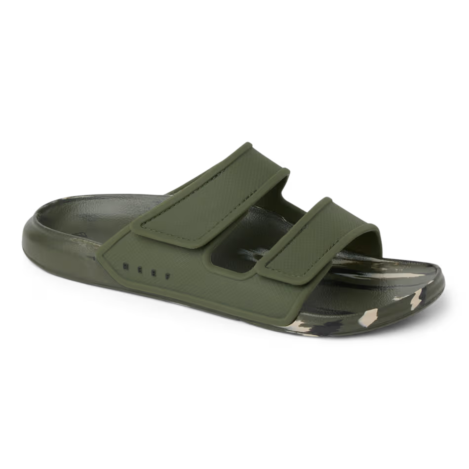 Reef Mens Oasis Adapt Sandal Camo Marble Top View
