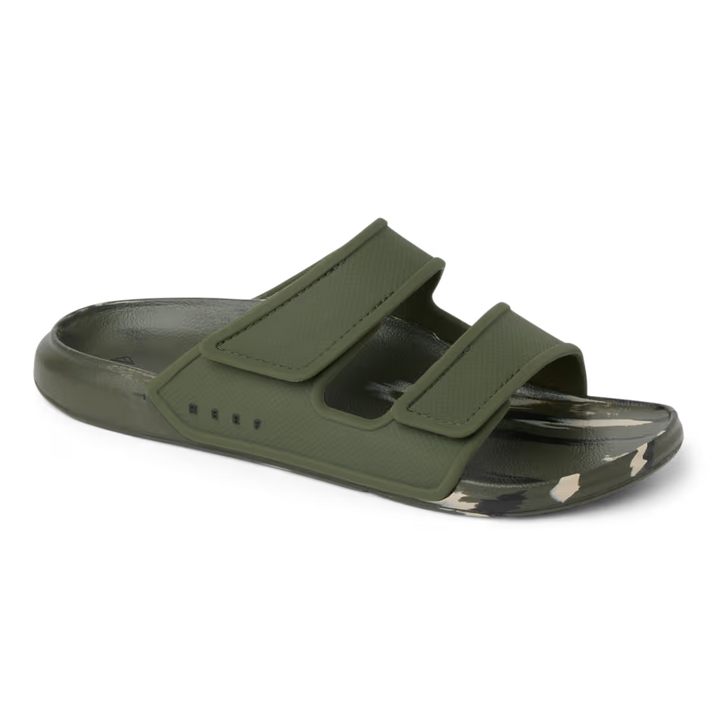 Reef Mens Oasis Adapt Sandal Camo Marble Top View