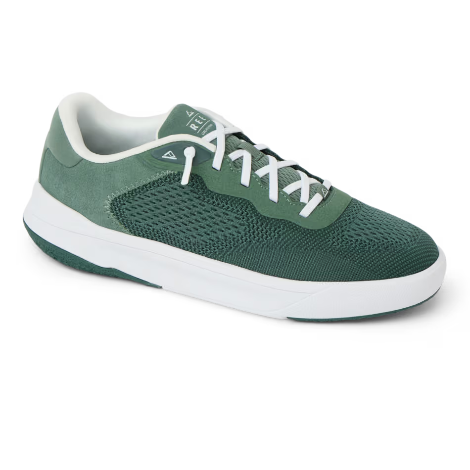 Reef Mens Shoreline Del Mar Shoe Green Detail View