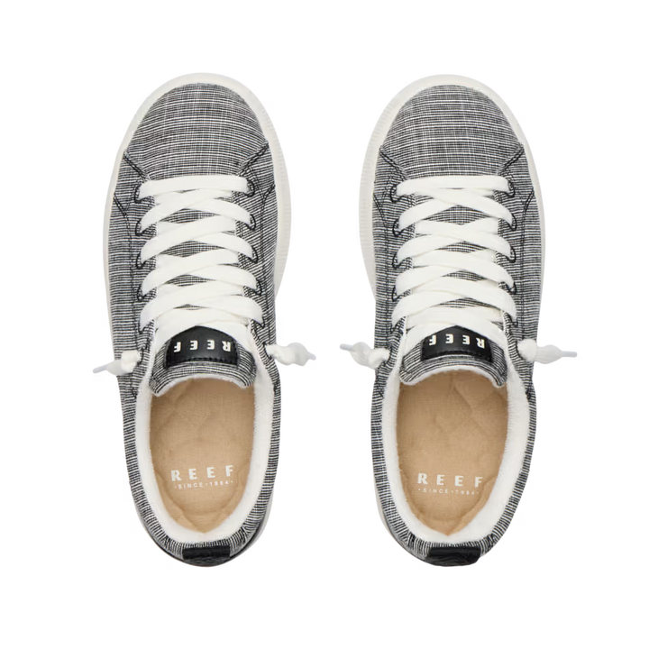 Reef Womens Neptune Alana Shoe Black Textile Lifestyle View