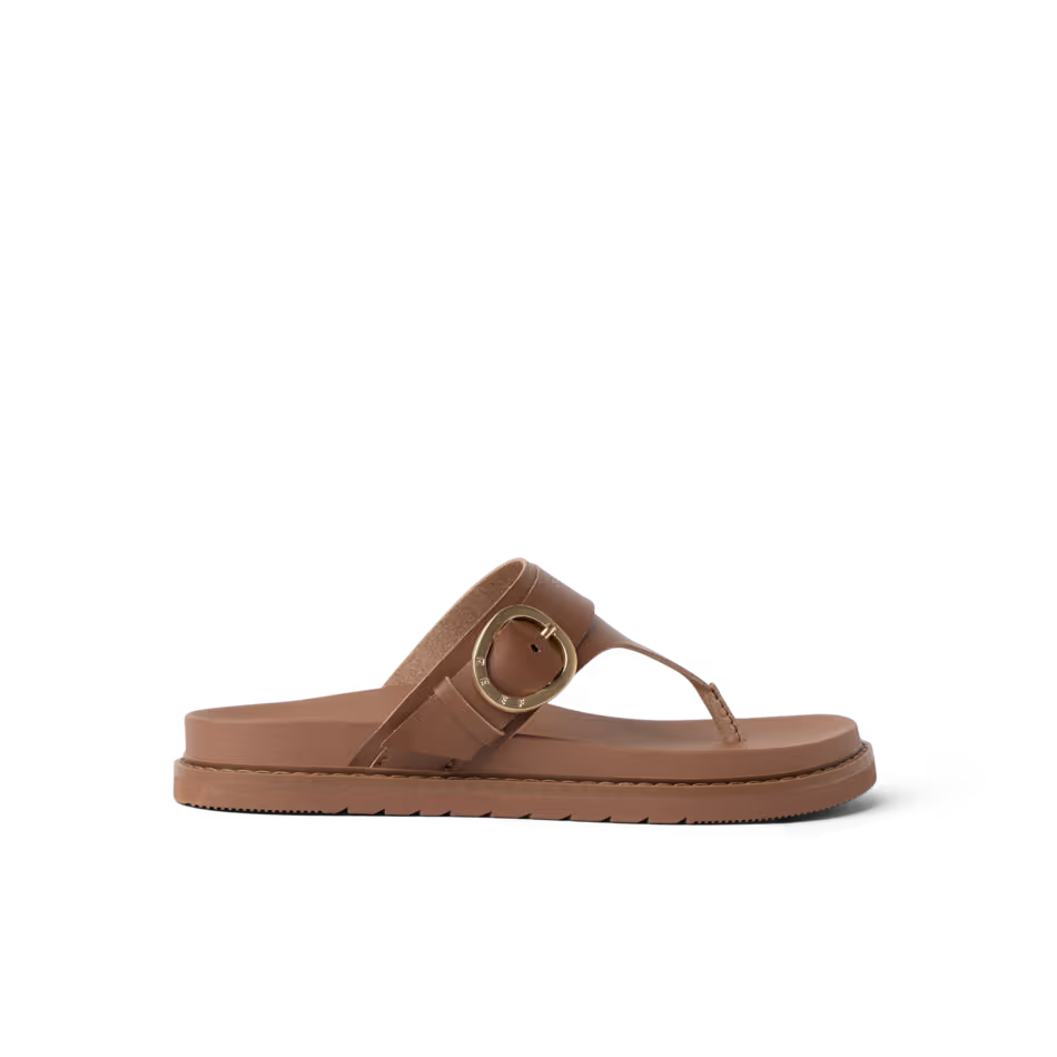 Reef Womens Vista Gabriella Sandal Chocolate Side Profile