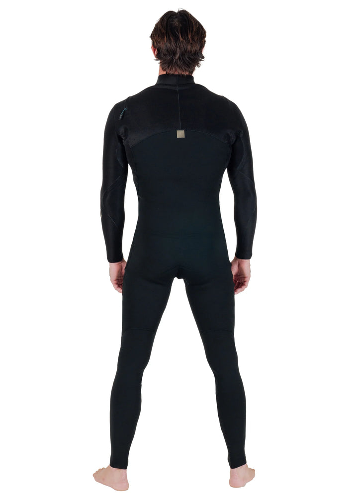 Vissla Men's New Seas 4-3 U-Zip Wetsuit - Black 2 2