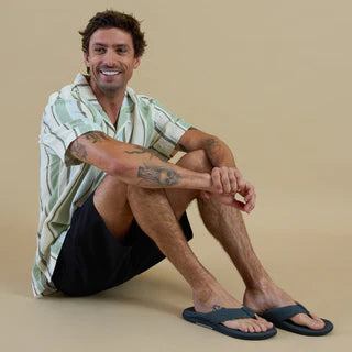 Reef Men's Offshore Sandals - Grey/Black/Tan 7