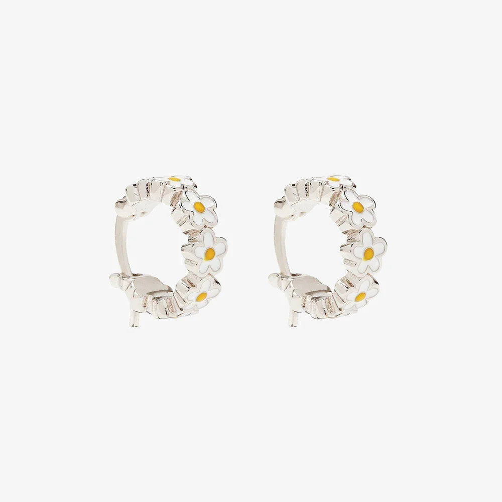 Pura Vida Painted Blooms Hoop Earrings | SoHa Surf Shop