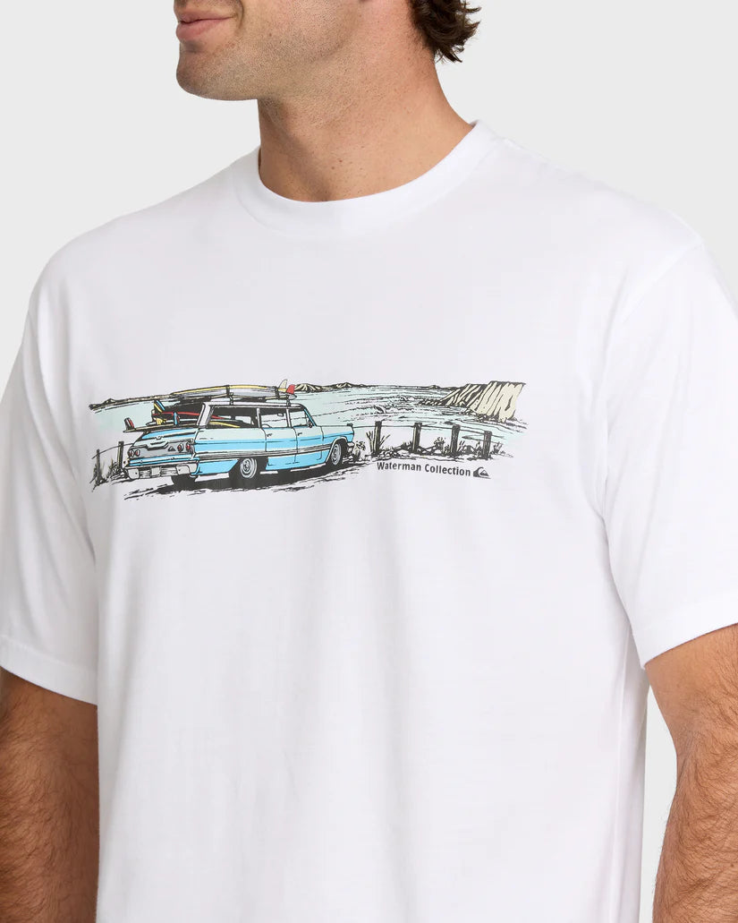 Quiksilver Waterman Men's Point Break Tee - White 4