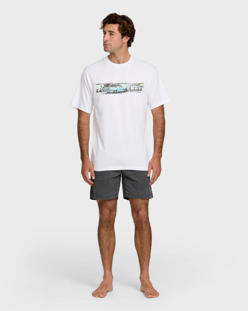 Quiksilver Waterman Men's Point Break Tee - White 3