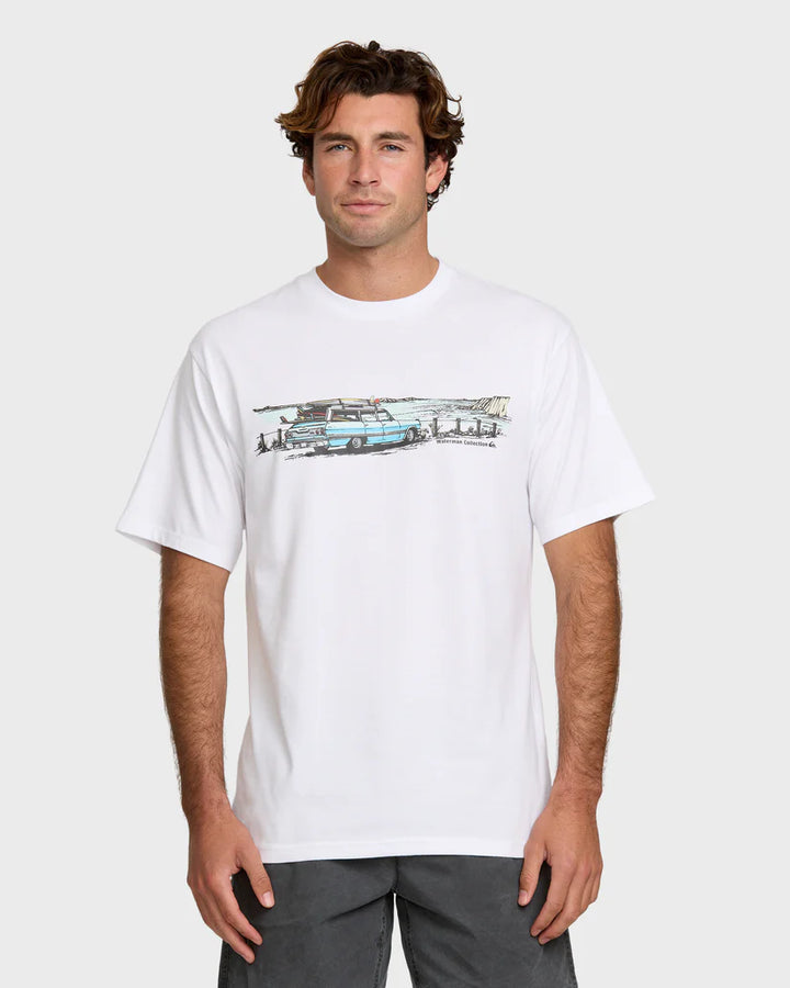 Quiksilver Waterman Men's Point Break Tee - White 