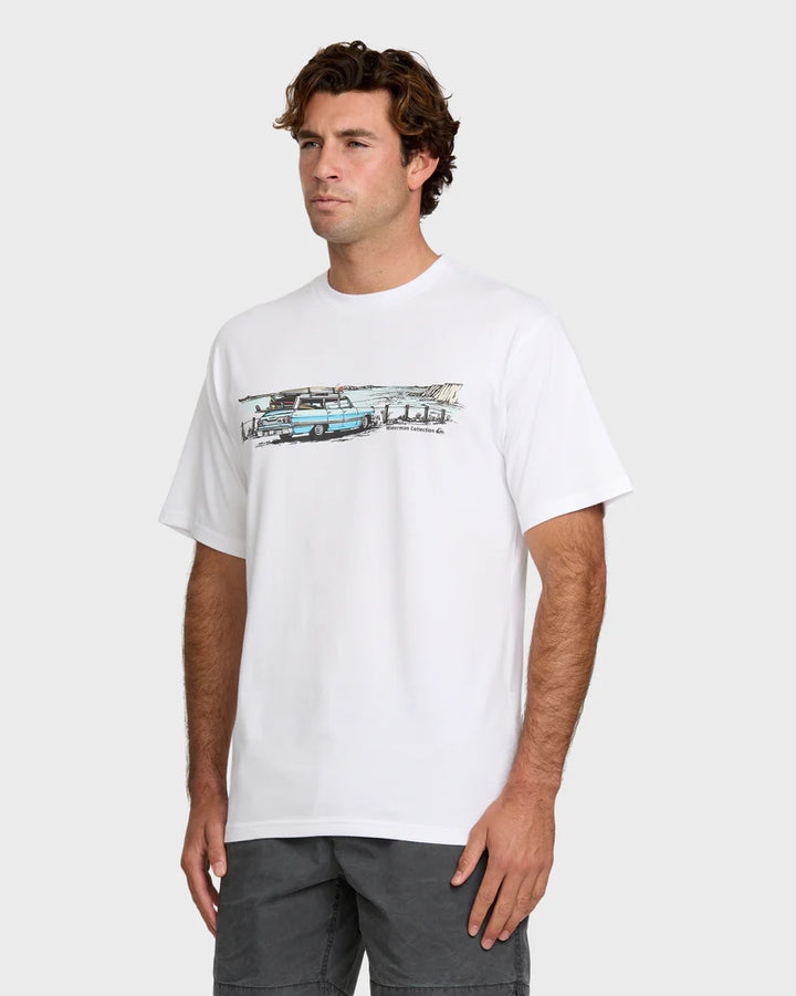Quiksilver Waterman Men's Point Break Tee - White 2