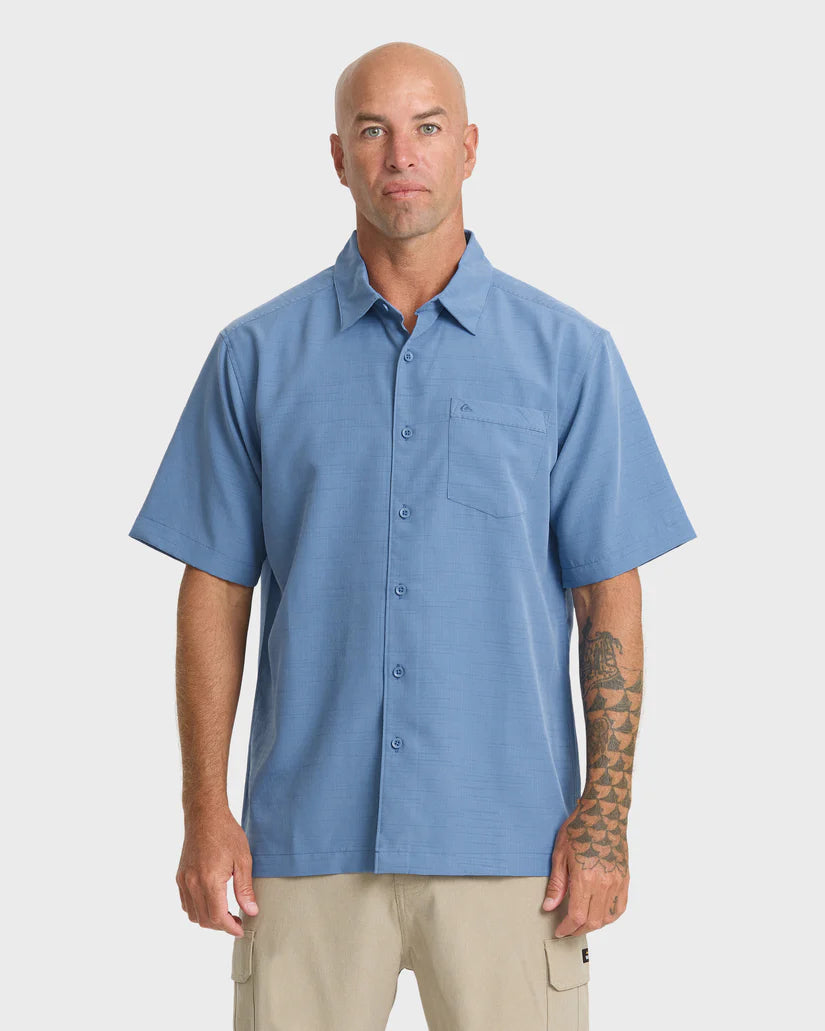Quiksilver Waterman Men's Centinela Premium Shirt - Riviera