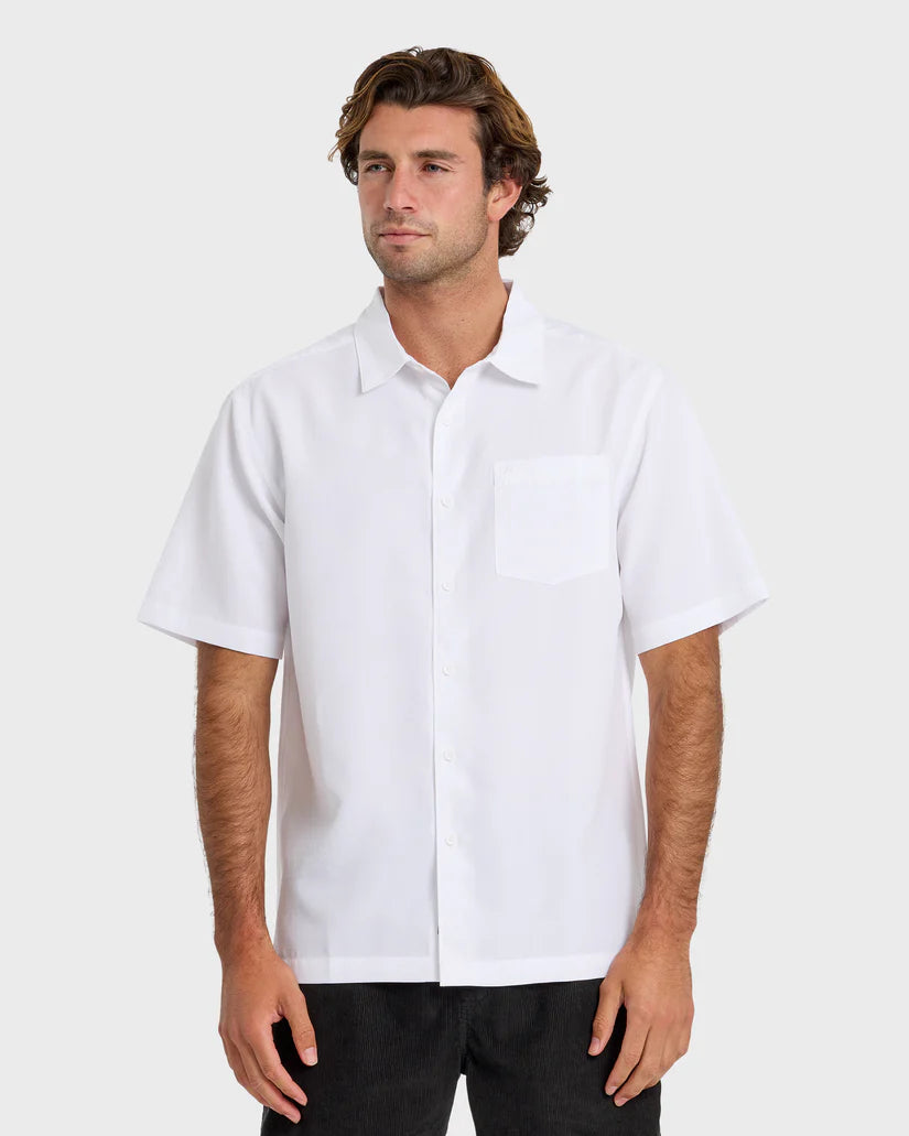 Quiksilver Waterman Men's Centinela Premium Shirt - White