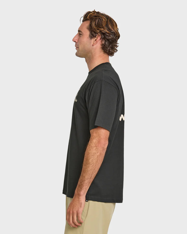 Quiksilver Waterman Men's Core Fisherman Tee - Phantom 3