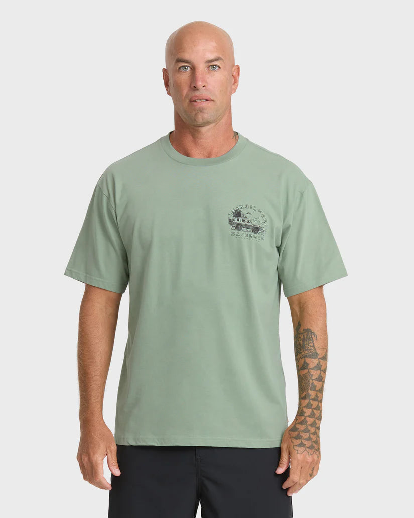 Quiksilver Waterman Men's Traveler Classic Tee - Lily Pad