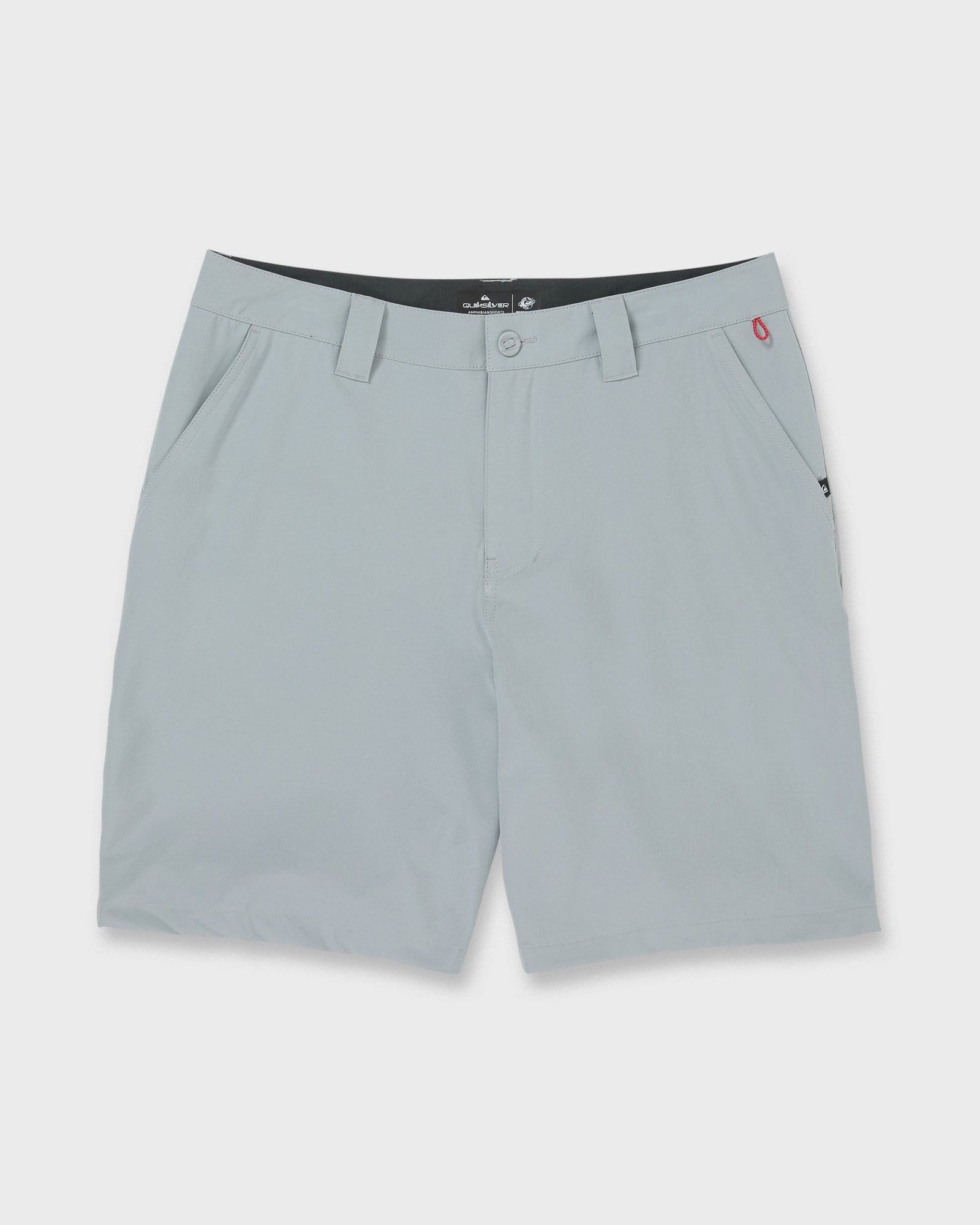 Quiksilver Union Amphibian 20 Hybrid Shorts - Smoked Gray - Front View