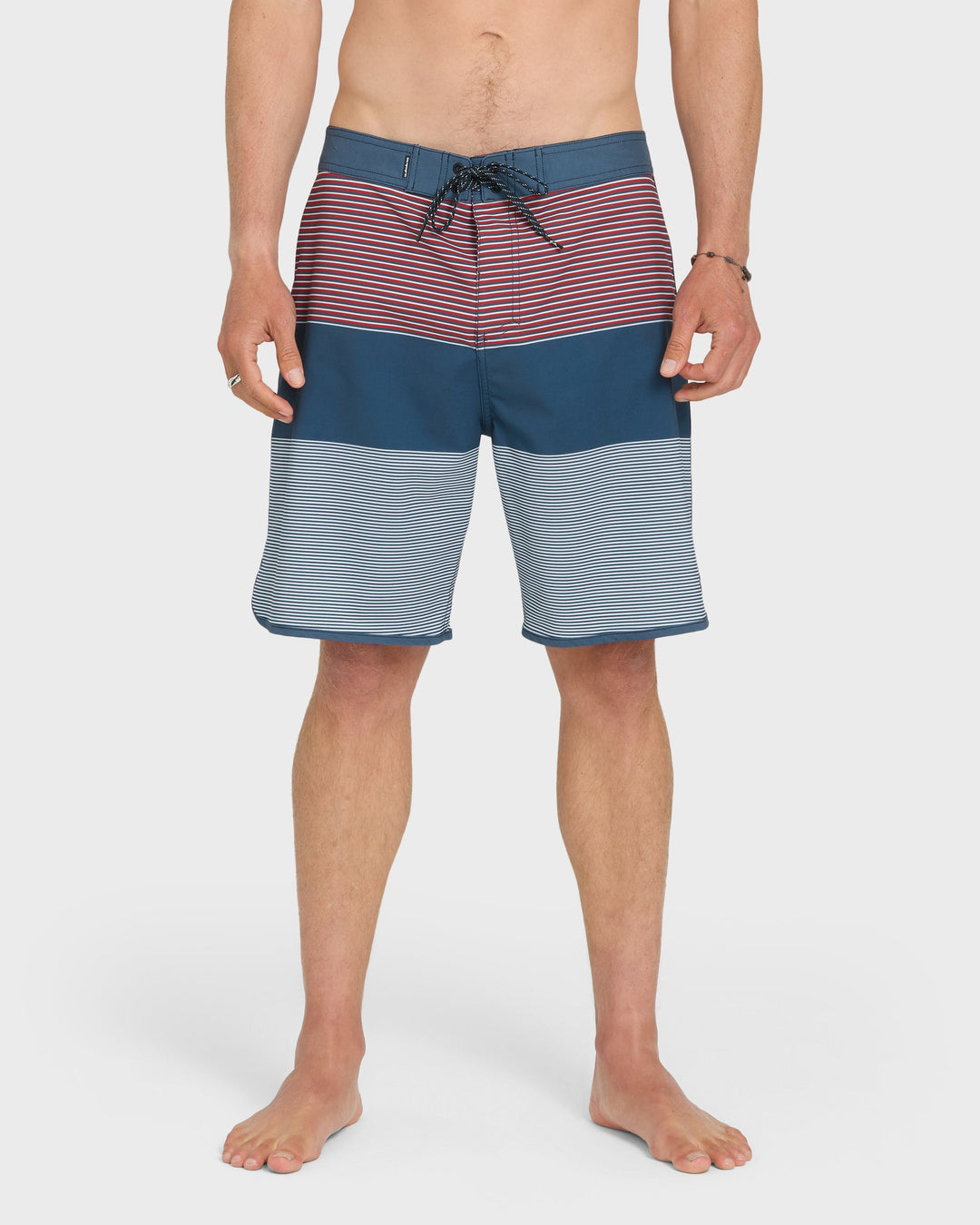 Quiksilver Surfsilk Tijuana 19 Board Shorts - Dark Denim, worn view