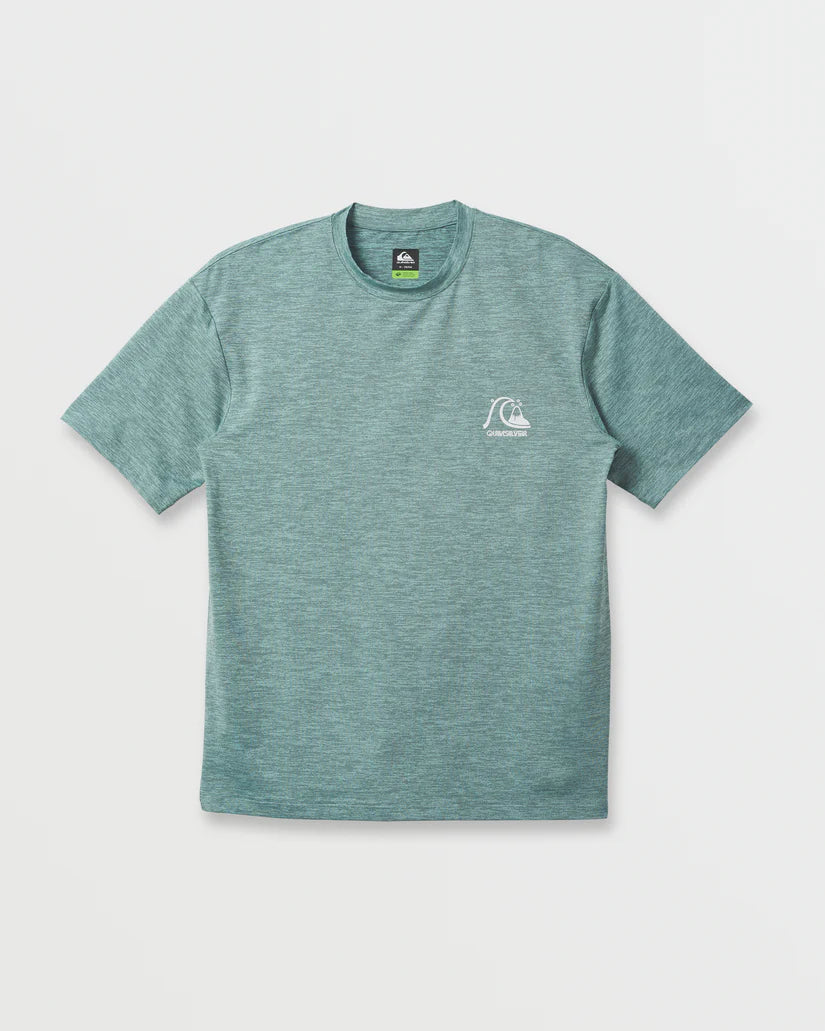 Quiksilver Men's DNA Logo Surf Tee - Jade heather 