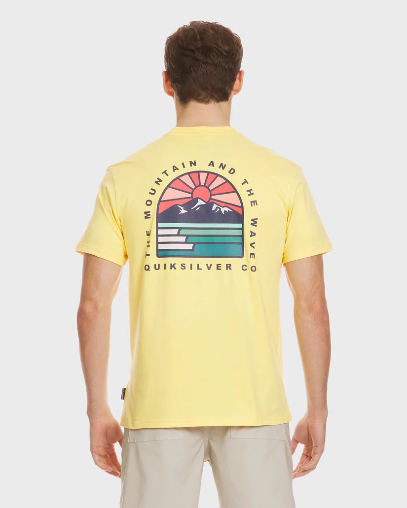 Quiksilver Men's Multi Terrain Tee - Golden Haze 1
