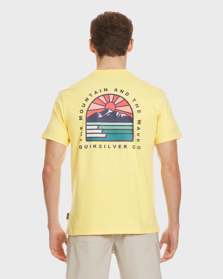 Quiksilver Men's Multi Terrain Tee - Golden Haze 1