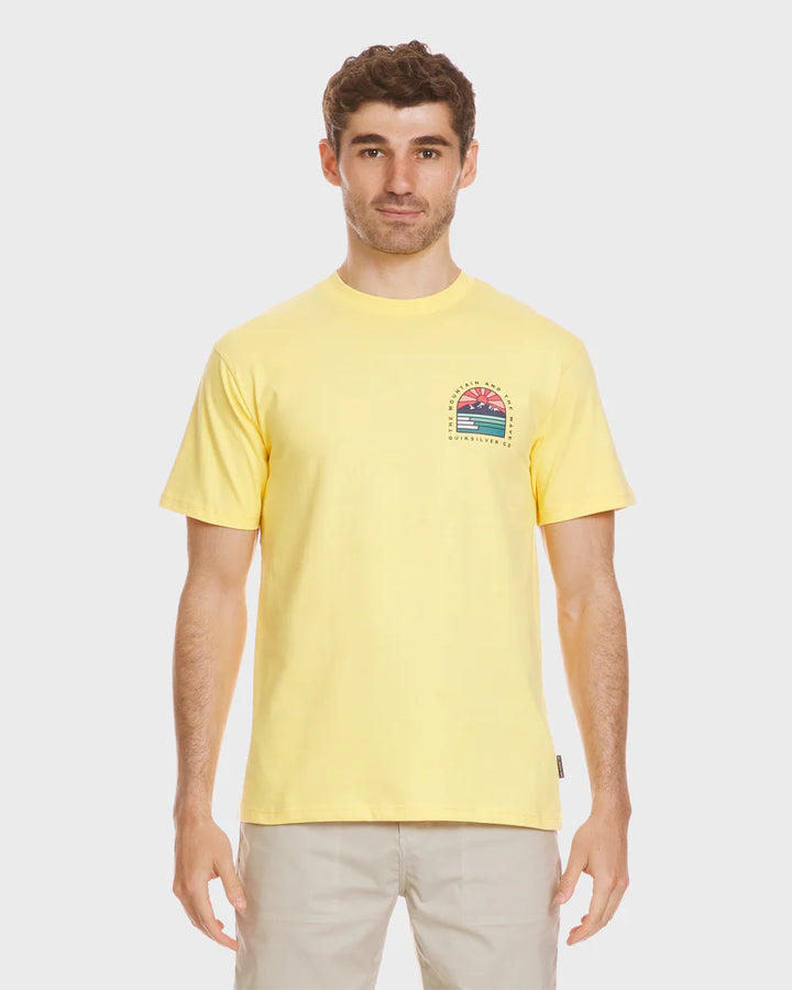 Quiksilver Men's Multi Terrain Tee - Golden Haze 