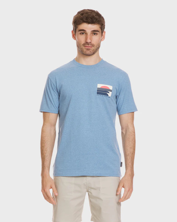 Quiksilver Men's Incoming Mod Tee - Niagra Heather 