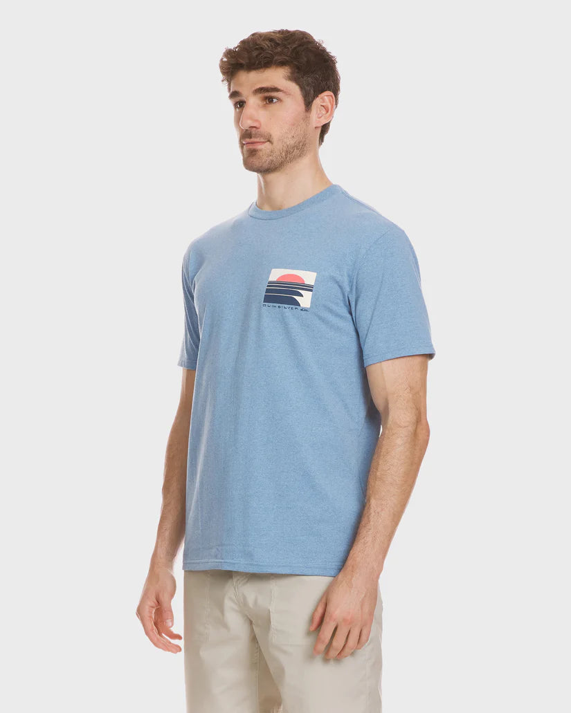 Quiksilver Men's Incoming Mod Tee - Niagra Heather 2