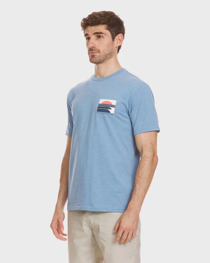 Quiksilver Men's Incoming Mod Tee - Niagra Heather 2