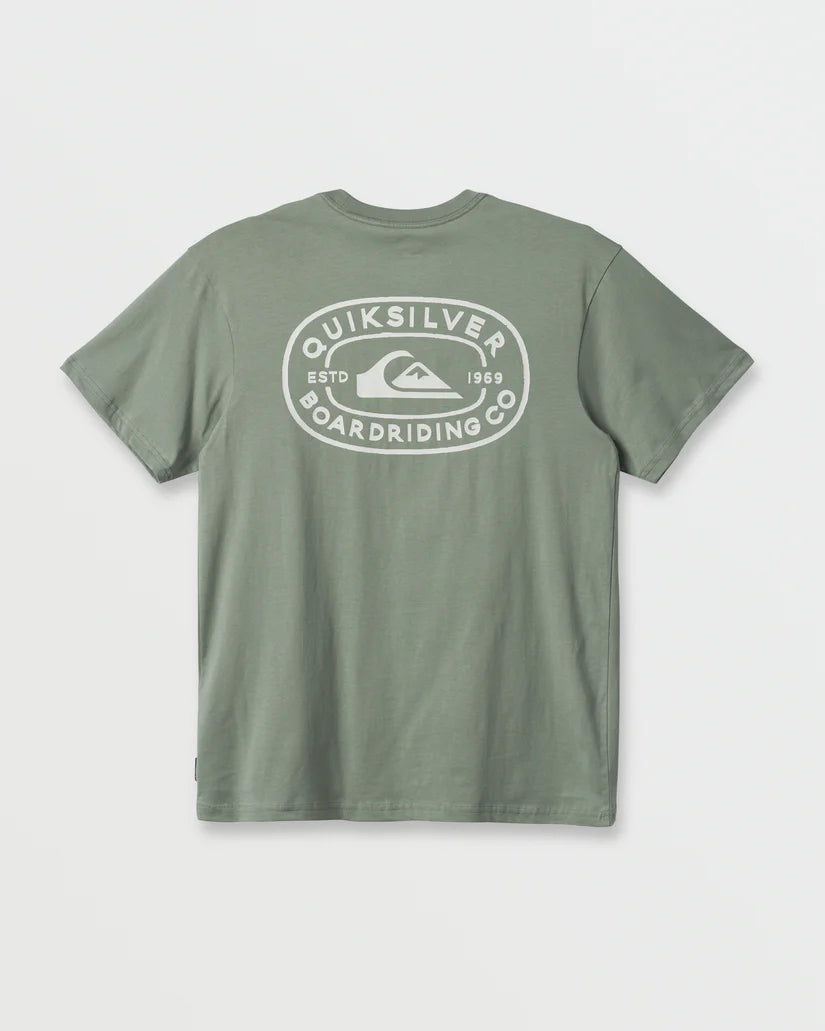 Quiksilver Men's Western Lock TShirt - Herb 4
