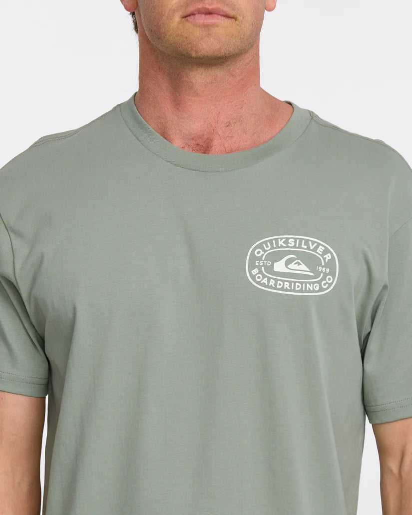 Quiksilver Men's Western Lock TShirt - Herb 2