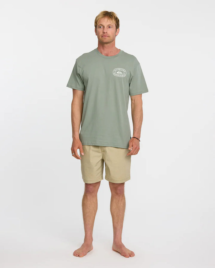 Quiksilver Men's Western Lock TShirt - Herb 
