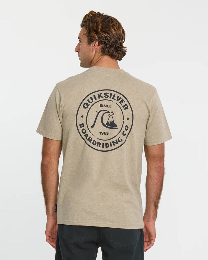 Quiksilver Men's Bubbles TShirt - Twill Heather 1