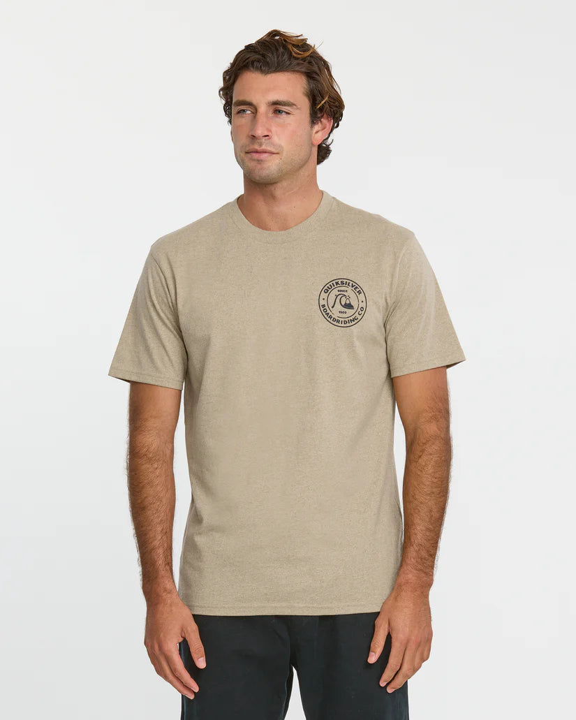 Quiksilver Men's Bubbles TShirt - Twill Heather 