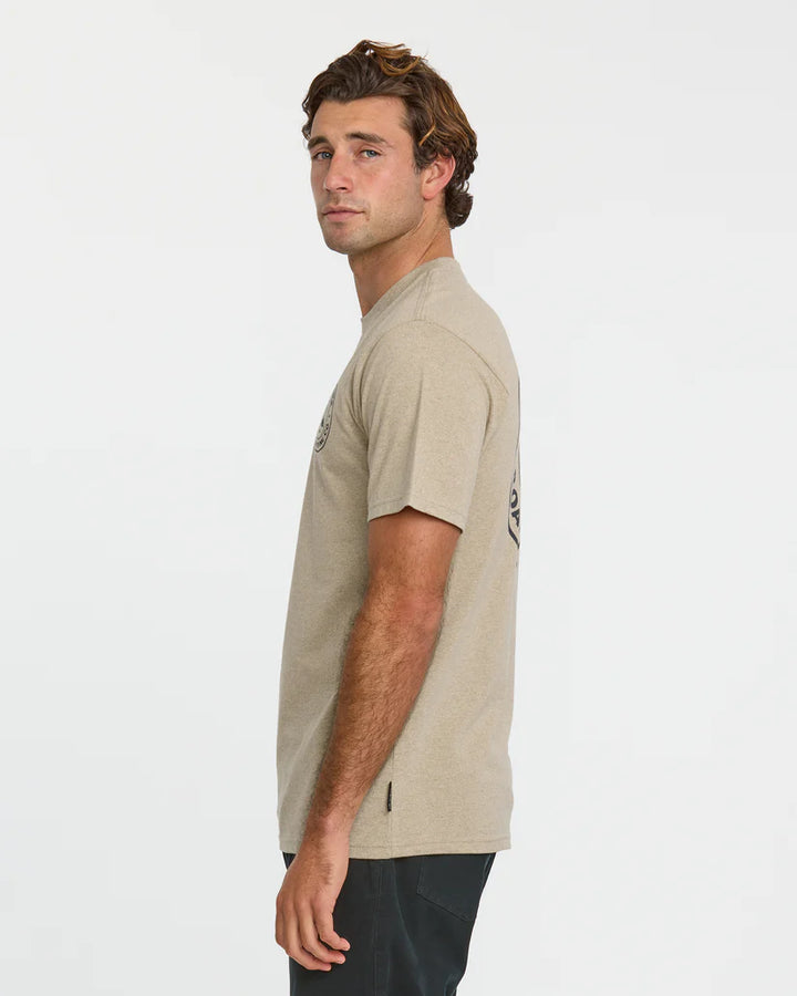 Quiksilver Men's Bubbles TShirt - Twill Heather 3