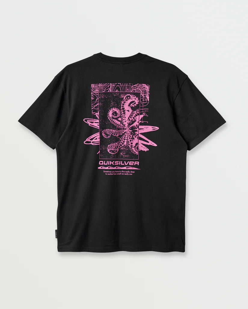 Quiksilver Men's Deep Dive TShirt - Black 6