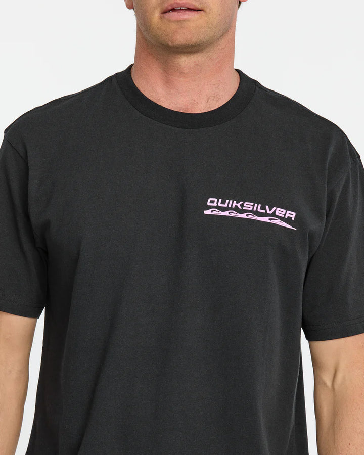 Quiksilver Men's Deep Dive TShirt - Black 4