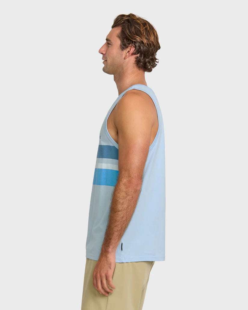 Quiksilver Men's Everyday Stripe Tank - Skyway 3