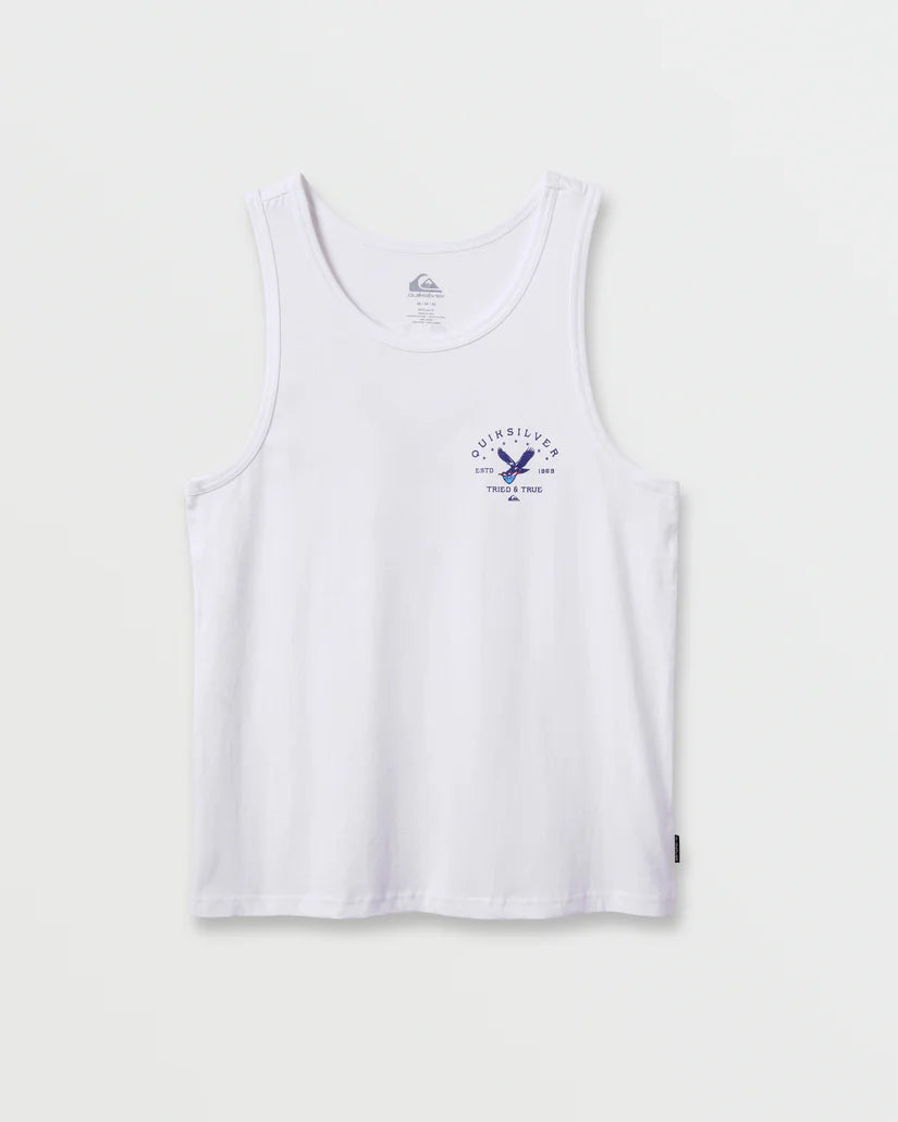 Quiksilver Men's Eagle USA Tank Top - White 6