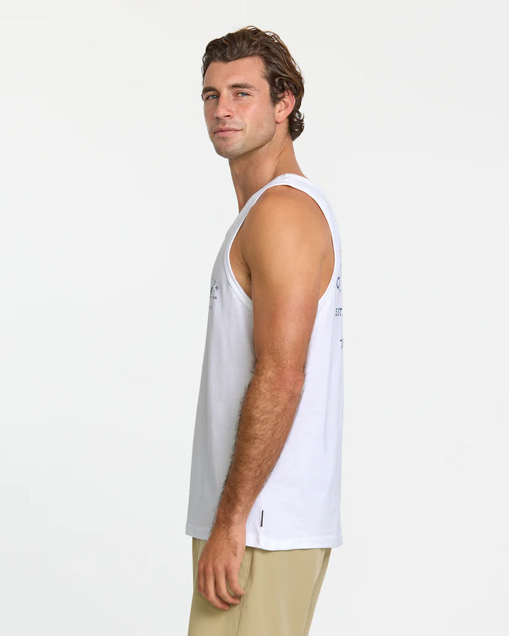 Quiksilver Men's Eagle USA Tank Top - White 3