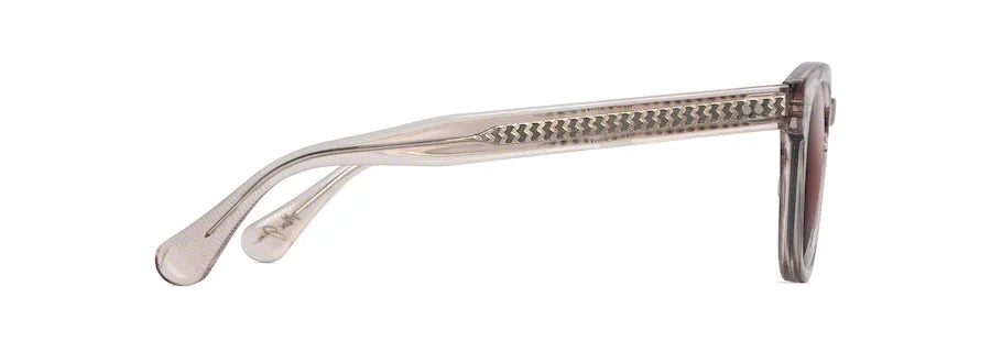 Maui Jim Cheetah 5 Sunglasses - Crystal w hint of Pink/ Maui Rose 2