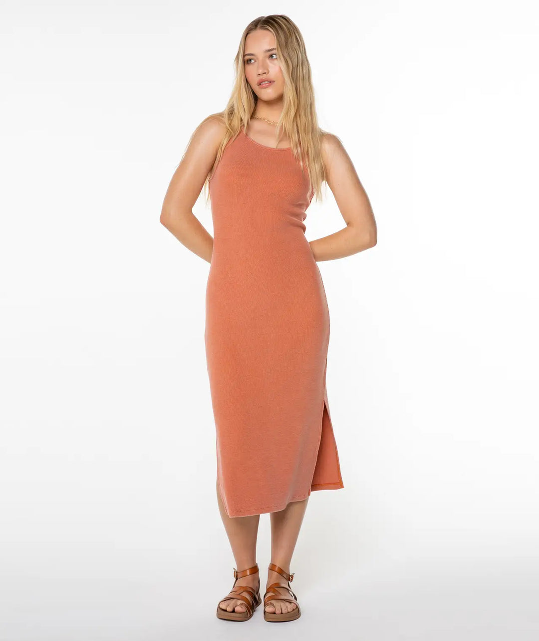 Roxy Women’s City Lights Midi Dress Aragon Solid