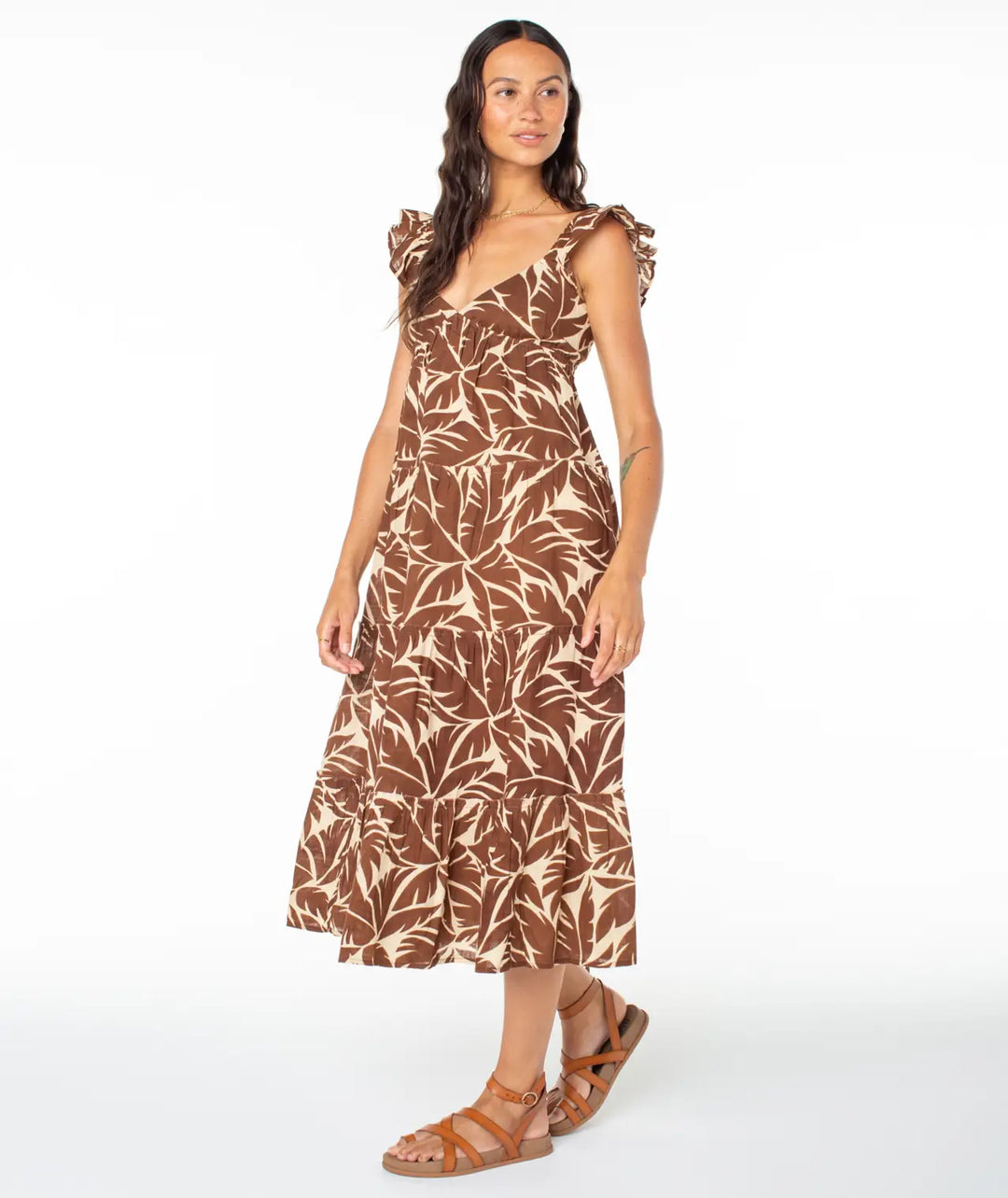 Palmy Days Midi Dress
