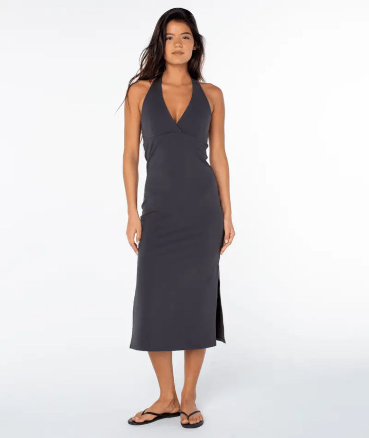 Roxy Women’s South Shore Midi Dress Phantom Solid